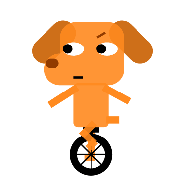 犬一輪車